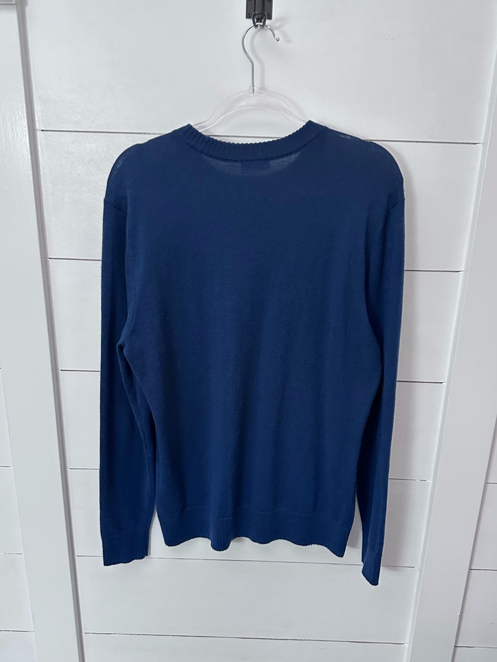 Smartwool M Men blue crew neck long sleeve merino wool layering sweater gorpcore - Picture 3 of 10